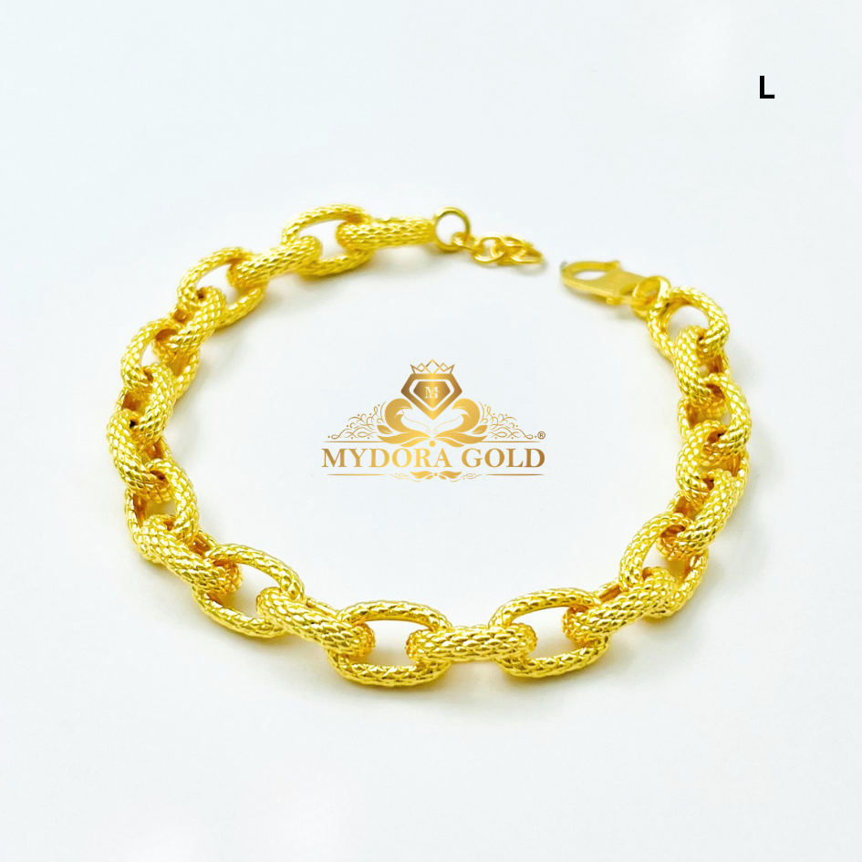 MYDORA Rantai Tangan Sauh Glam (5G) l EMAS 916/22K