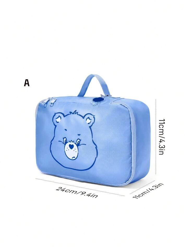 可愛熊熊旅行收納包