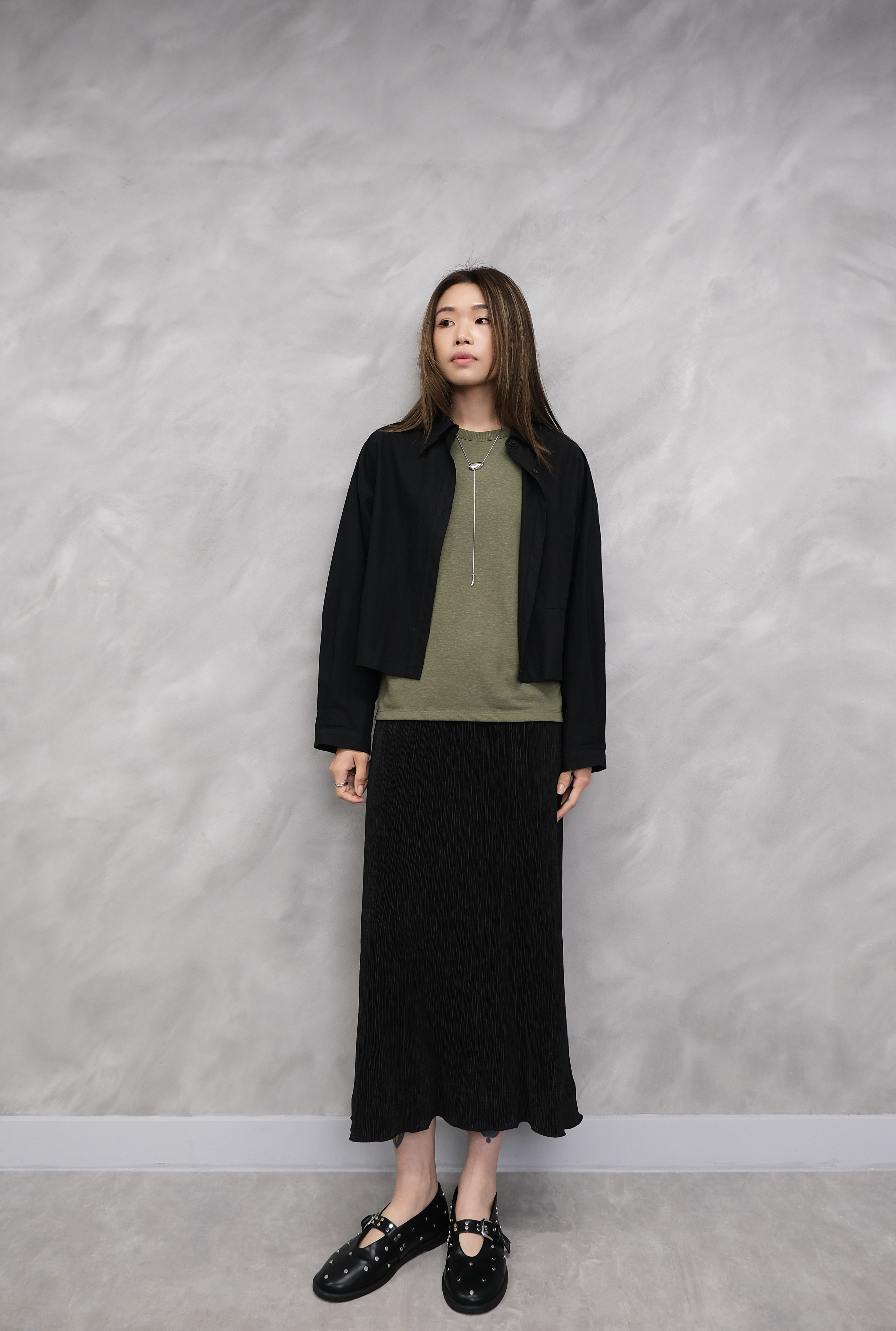 必買款-Textured skirt #sk38 