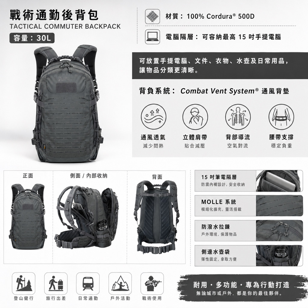 Helikon Direct Action Dragon Egg 30L Enlarged Backpack