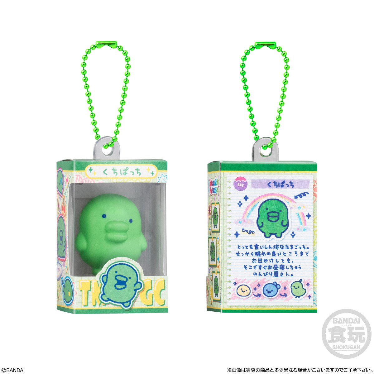 (預訂訂金 $100) (總價 $240) Bandai 他媽哥池 包裝公仔吊飾 5 食玩 (原盒12盒) (行版) Tamagotchi Box