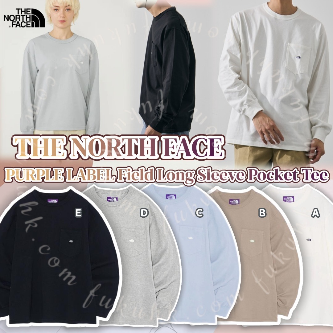 THE NORTH FACE PURPLE LABEL Field Long Sleeve Pocket Tee 長袖Tee