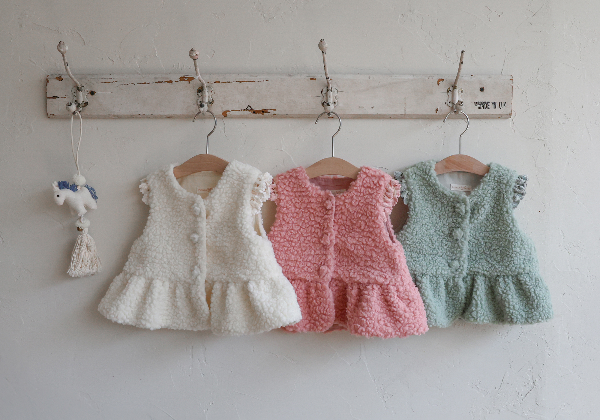 FLO | Pposong fur vest Cream
