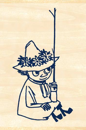 現貨｜Snufkin 史力奇 Moomin 姆明 日本製 Beverly 木製 印章 印仔 (TSW-136)