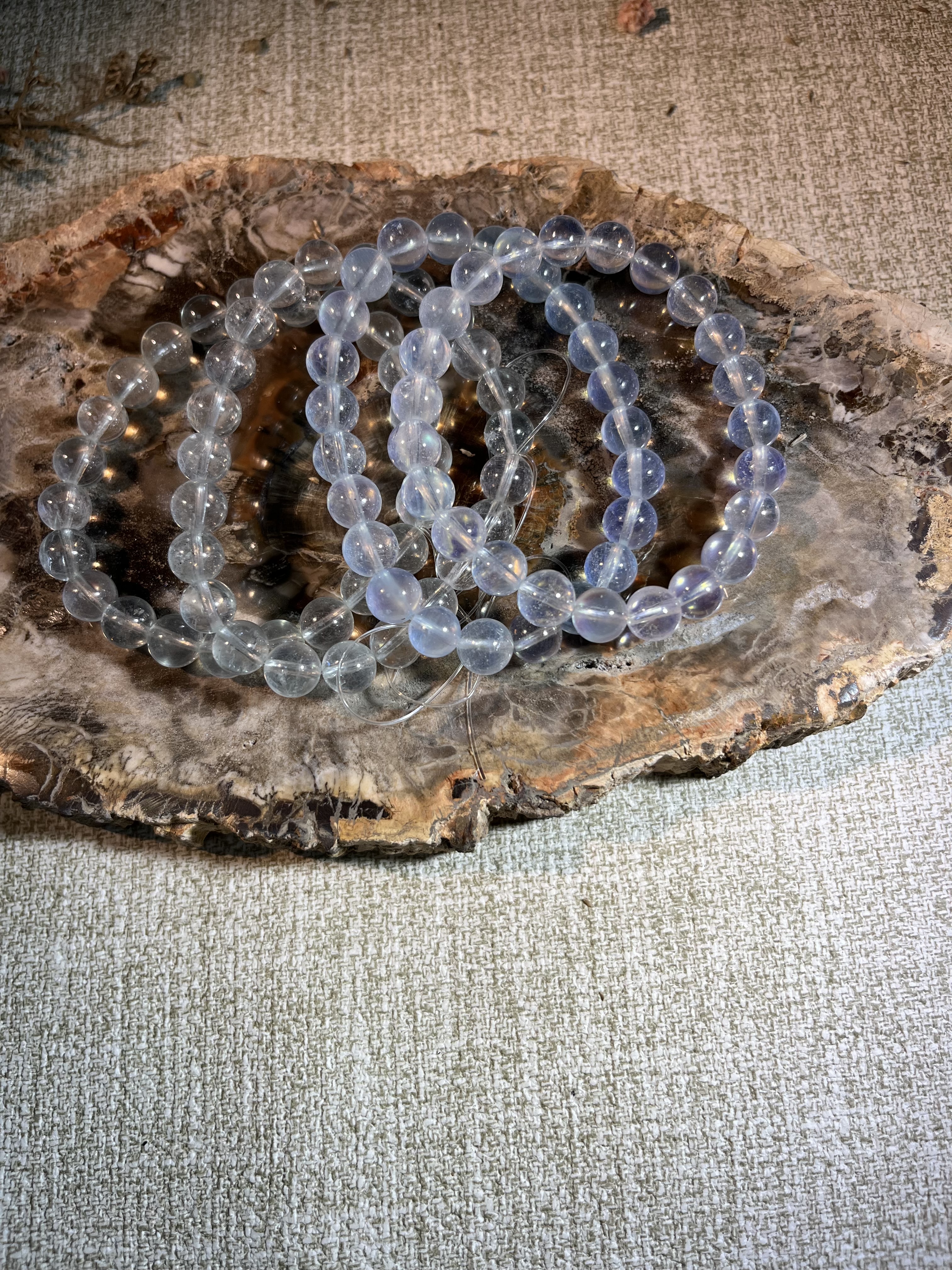 冰透綠海藍寶 8m+