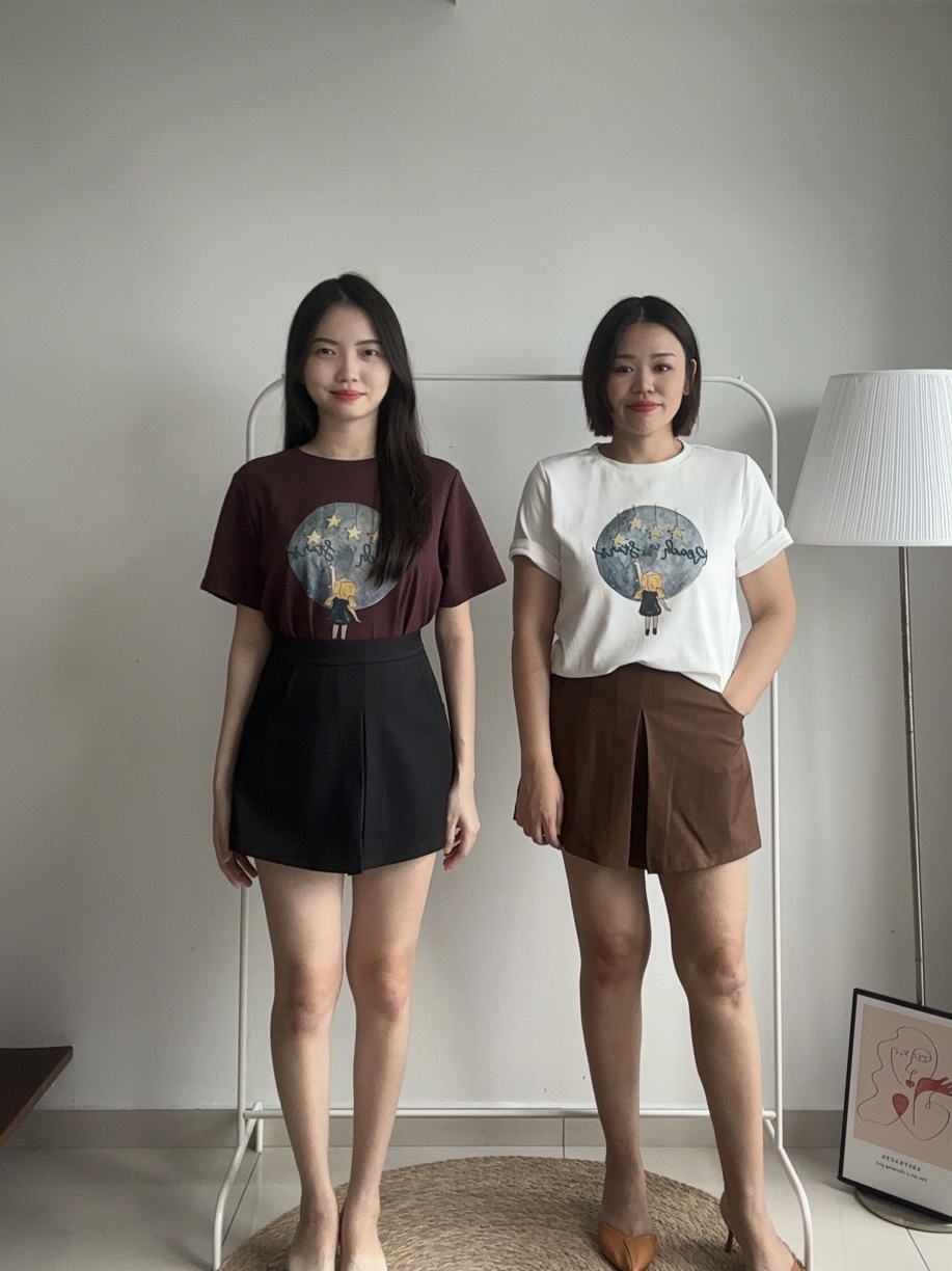 T4229 Casual Printed Tee - 3 Colors 
