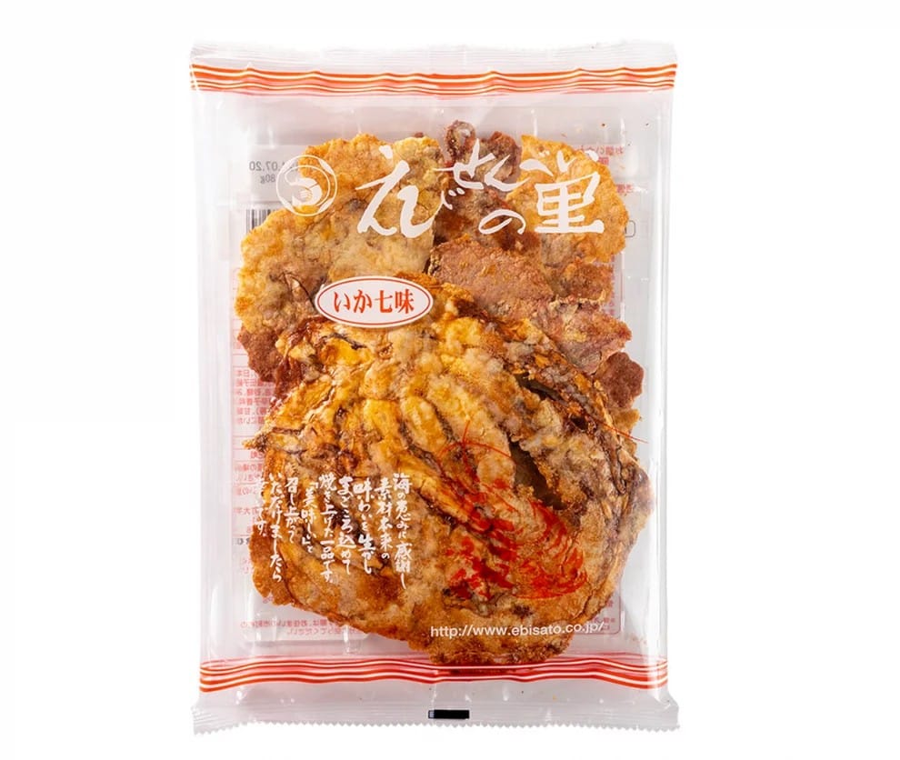 Ebisato名古屋蝦片 七味粉魷魚