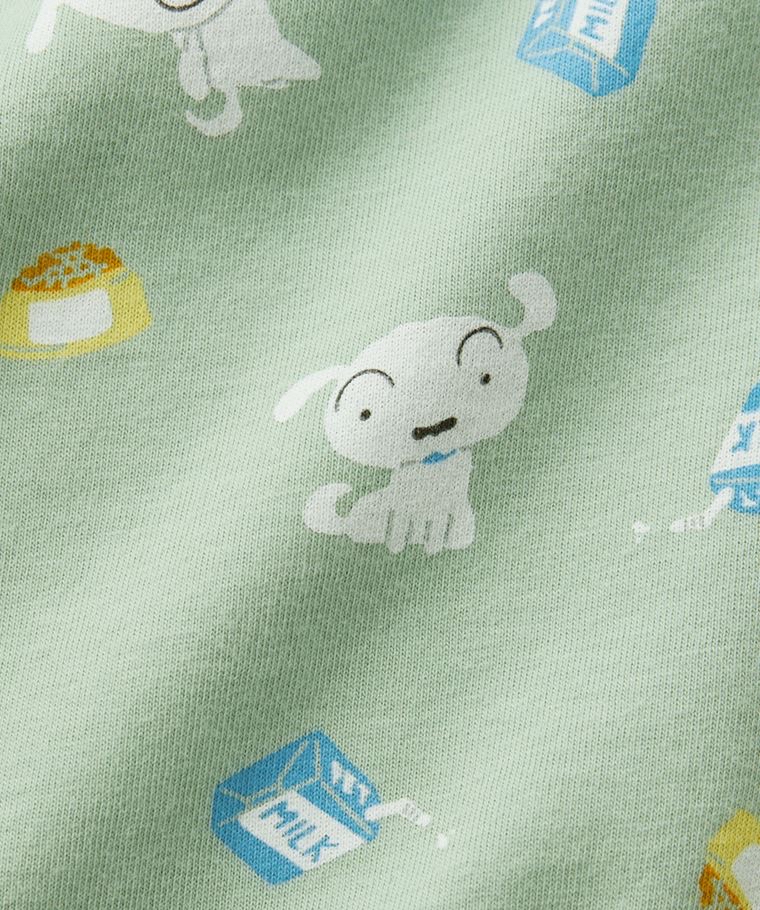 ☀️預訂 台灣直送☀️蠟筆小新系列三色純棉滿印家居服上下套裝