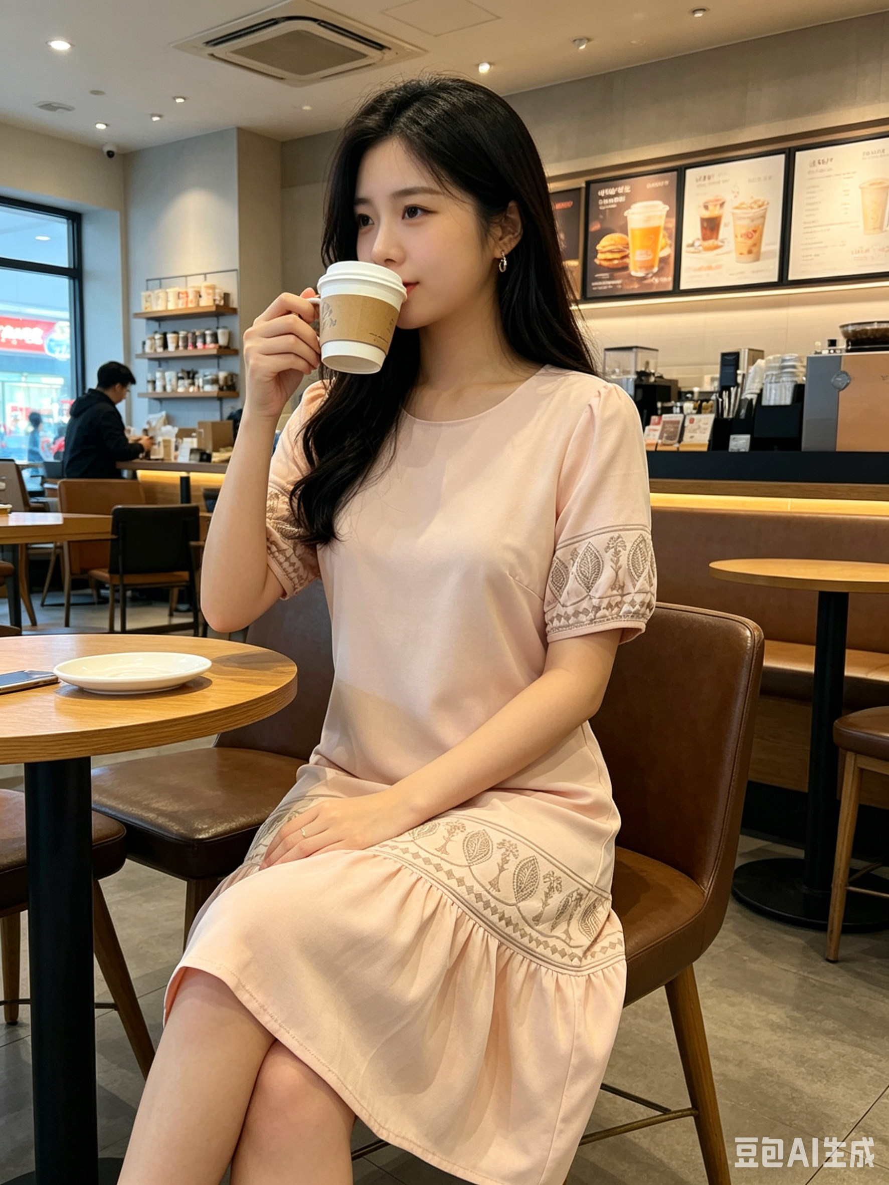 Embroidery Classic Dress