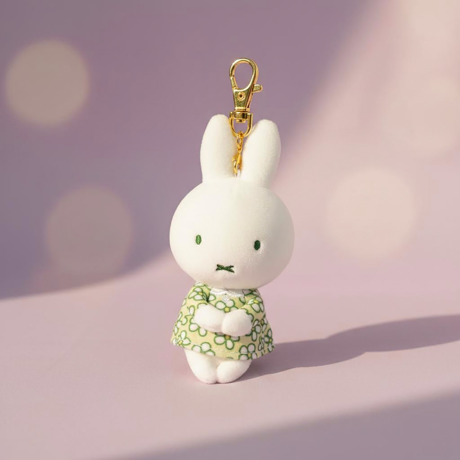 Miffy - 公仔掛飾 (綠色花裙子款)