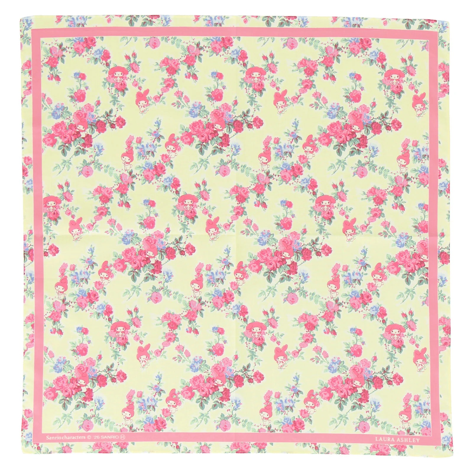 🎀【預訂】Laura Ashley x Sanrio 印花手帕 My Melody W