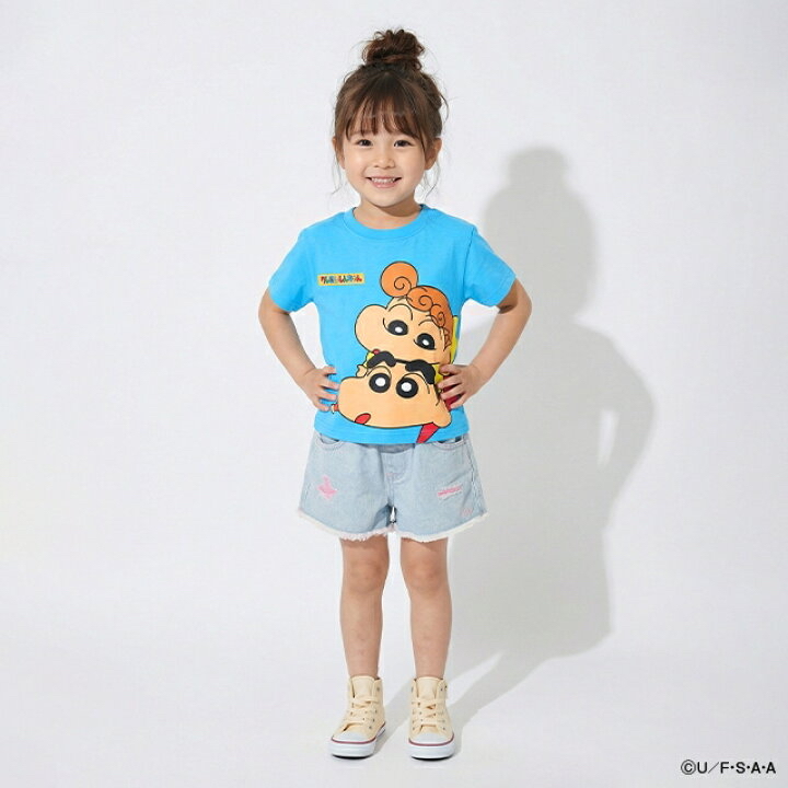 🇯🇵預訂 日本直送🇯🇵Babydoll x蠟筆小新系列兩色人物大印花短袖T恤