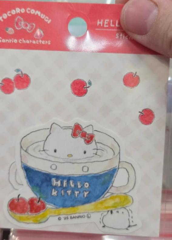 TOCOROCOMUGI Hello Kitty 貼紙 草莓款