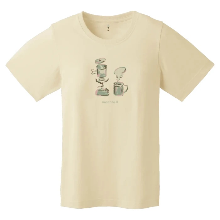 Montbell Women's Wickron Tee Yama Coffee 1114856