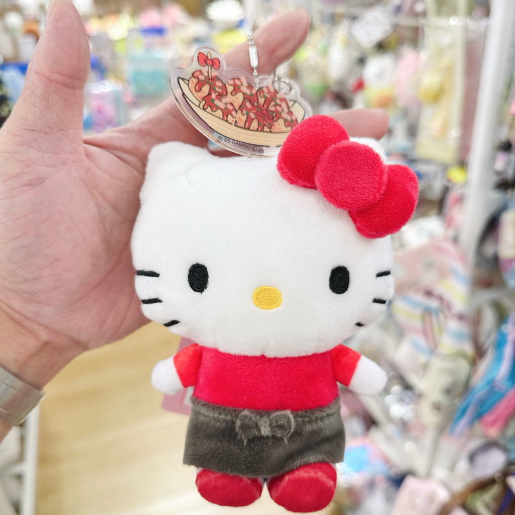 日本限定版Hello Kitty廚師造型公仔掛飾