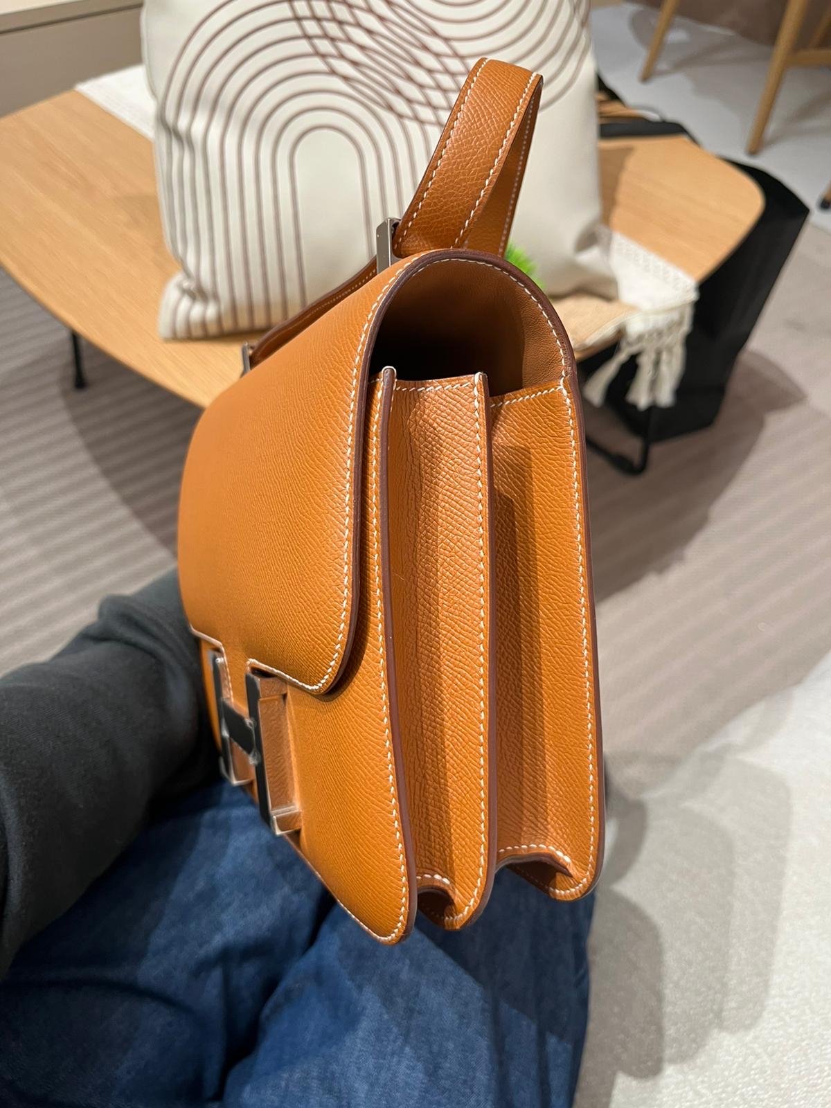 HERMES CONSTANCE 24, STAMP Z GOLD 銀扣，EPSOM牛皮，原裝貼 100%Authentic ,98%new ✅dust bag ✅box 