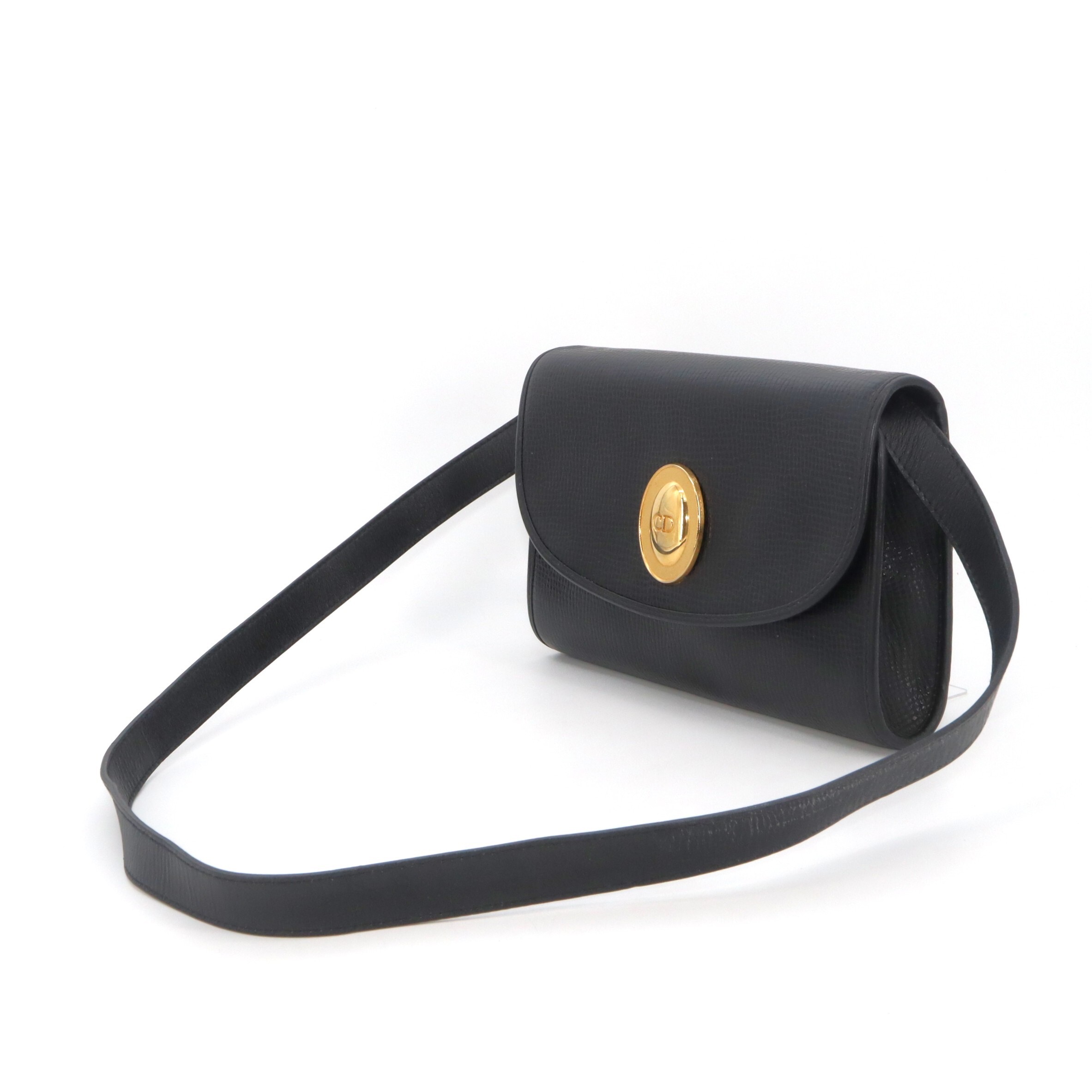 Christian Dior CD Logo 2way Flap Shoulder Bag