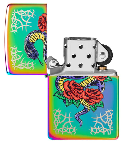 Zippo Rose Snake Design 48395  防風打火機 | ZIPPO 指定授權經銷商 | 美國製造 | 收藏