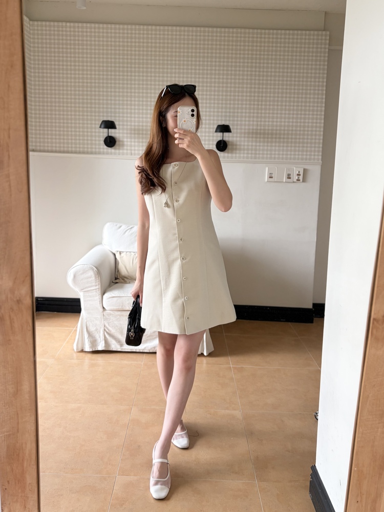 The Classic Button-Front Dress