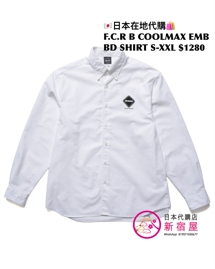 F.C.REAL BRISTOL COOLMAX EMBLEM B.D SHIRT