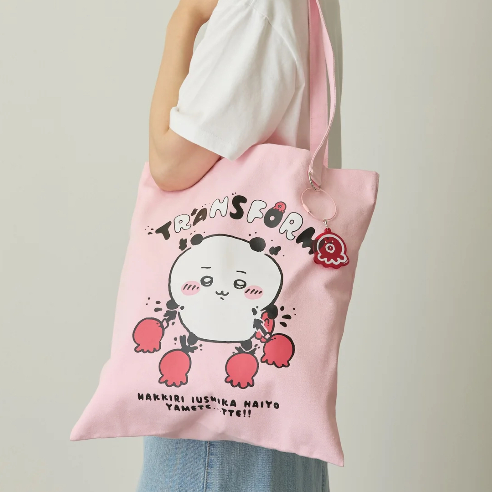 日本預訂📍日本Chiikawa章魚攻擊圖案Tote Bag