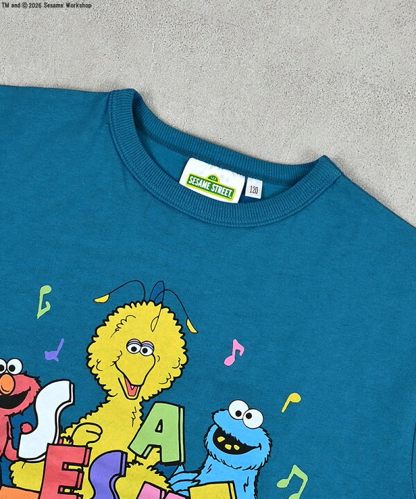 🇯🇵預訂 日本直送🇯🇵芝麻街三色人物印花短袖T恤