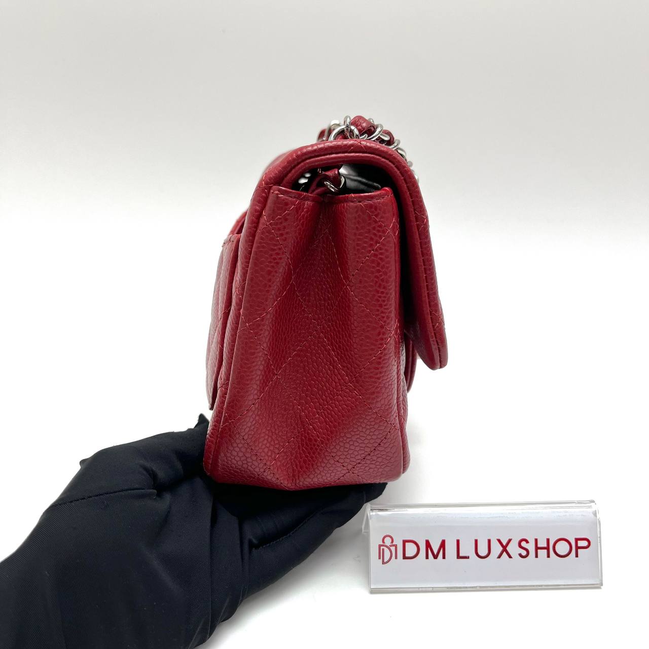 Chanel Red Caviar CF Mini Square (Serial 18)