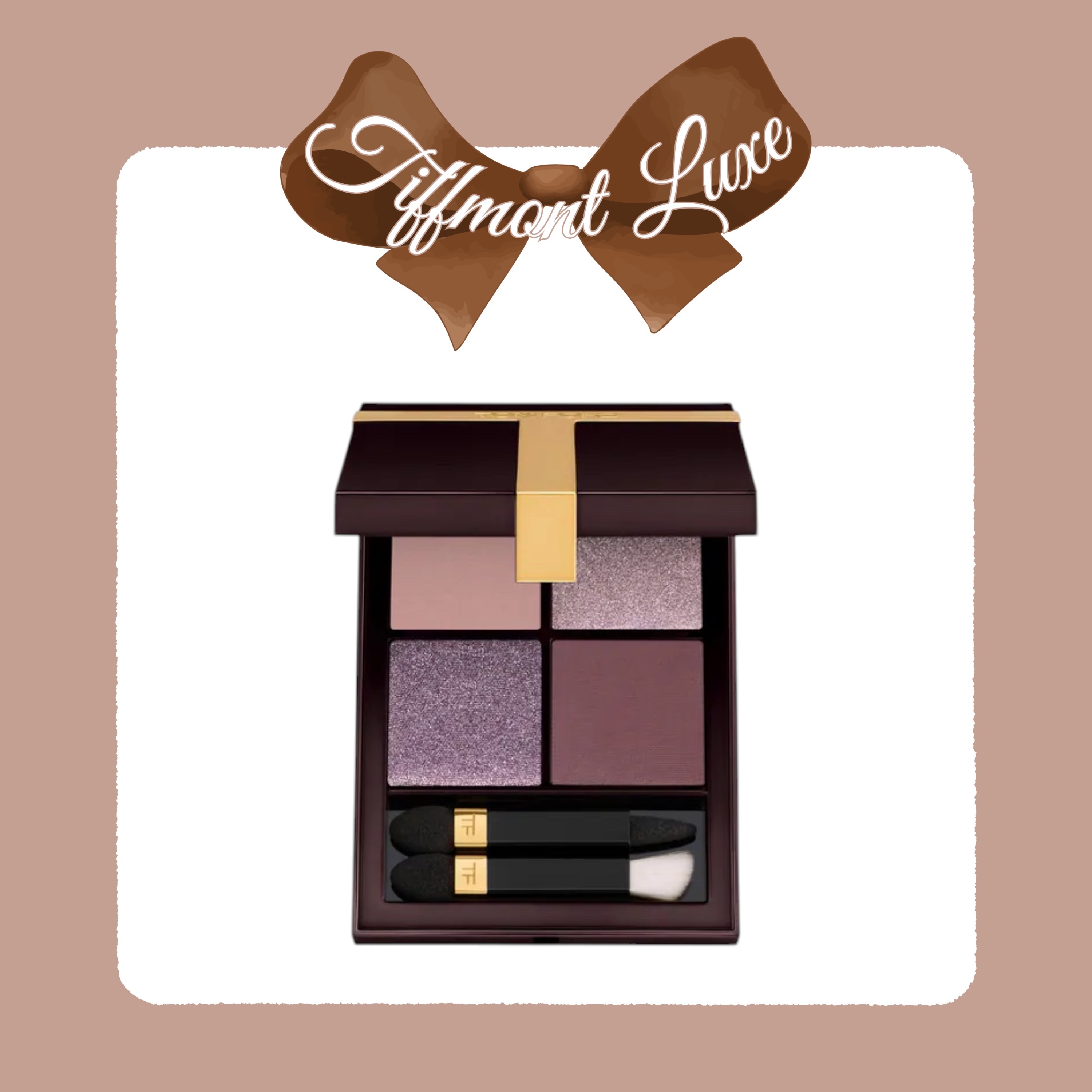 Tom Ford 高級訂製四色眼影盤 #38 METALLIC MAUVE