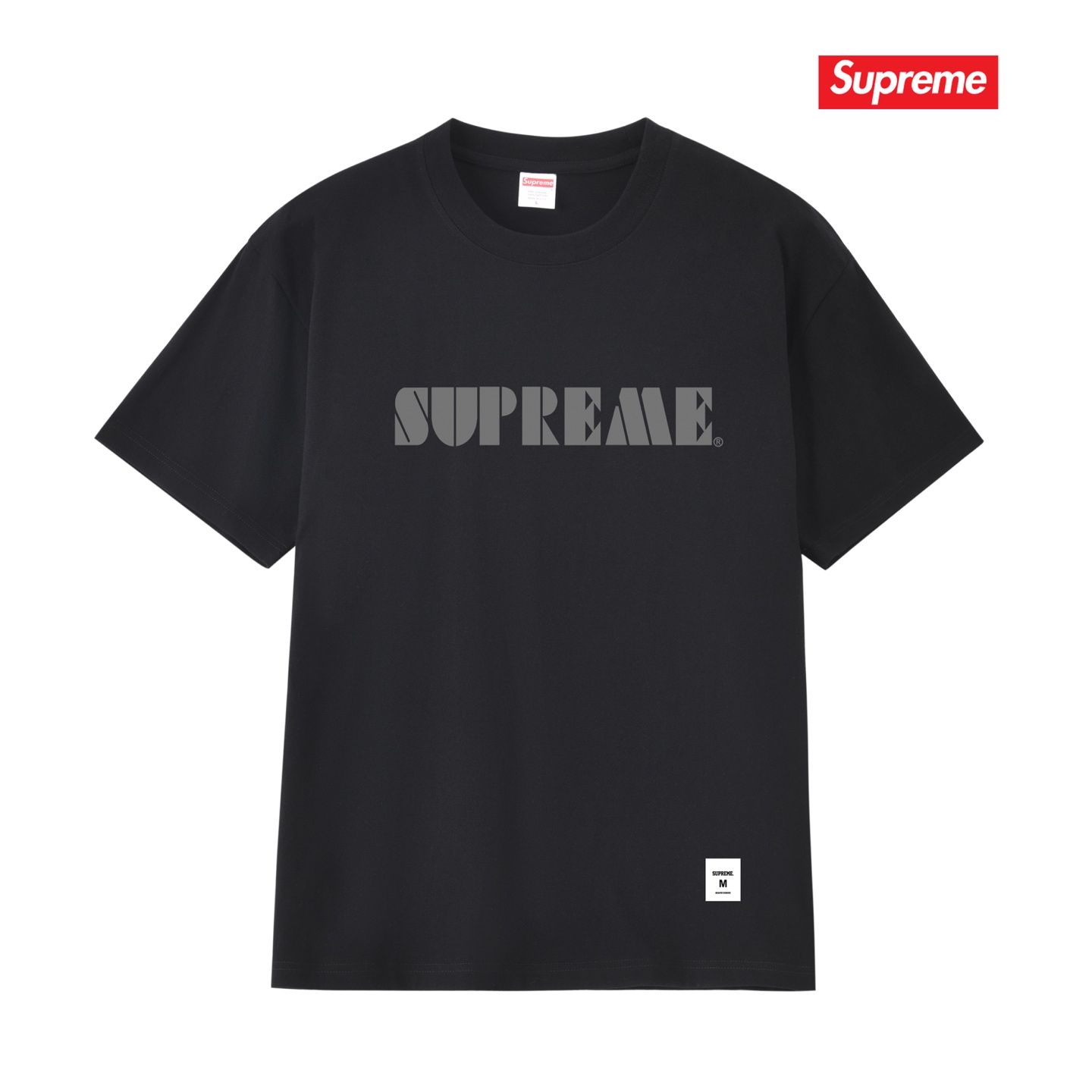 Supreme Stencil Embroidered S/S Top Tee
