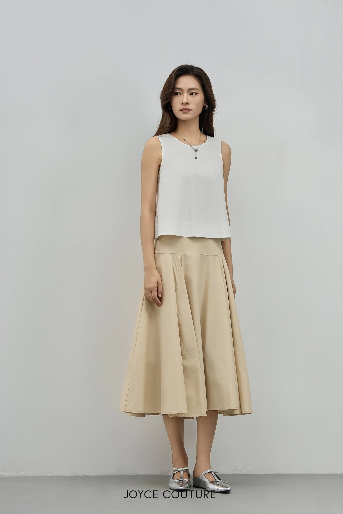 无袖A字上衣 T0149