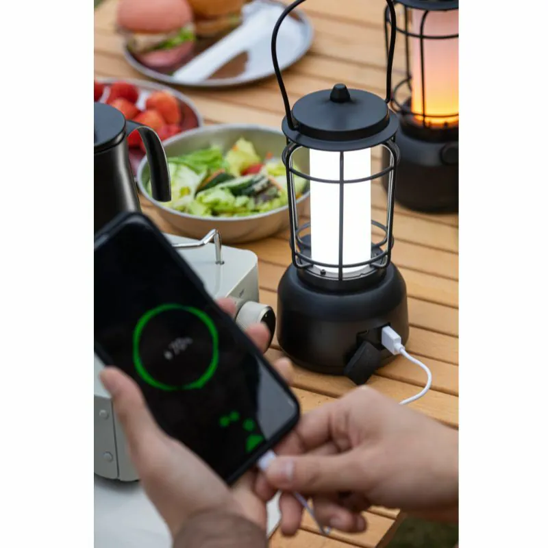 [飛利浦直送 原裝行貨2年保養] Philips 飛利浦 66262 復古露營氣氛燈 (三段式調光 / 暖黃光 / 便攜手提設計) Philips 66262 Vintage LED Camping Lantern (Retro Kerosene Design / 3-Level Dimming / Warm Glow)