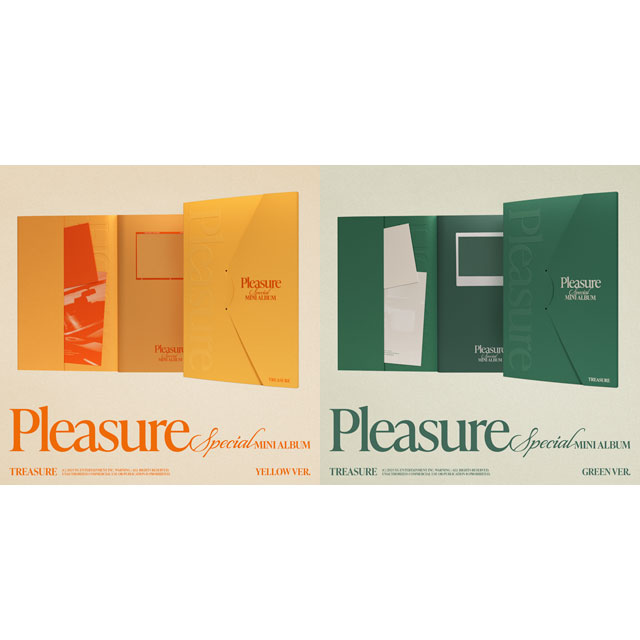 TREASURE - SPECIAL MINI ALBUM [PLEASURE] - YELLOW/GREEN VER.