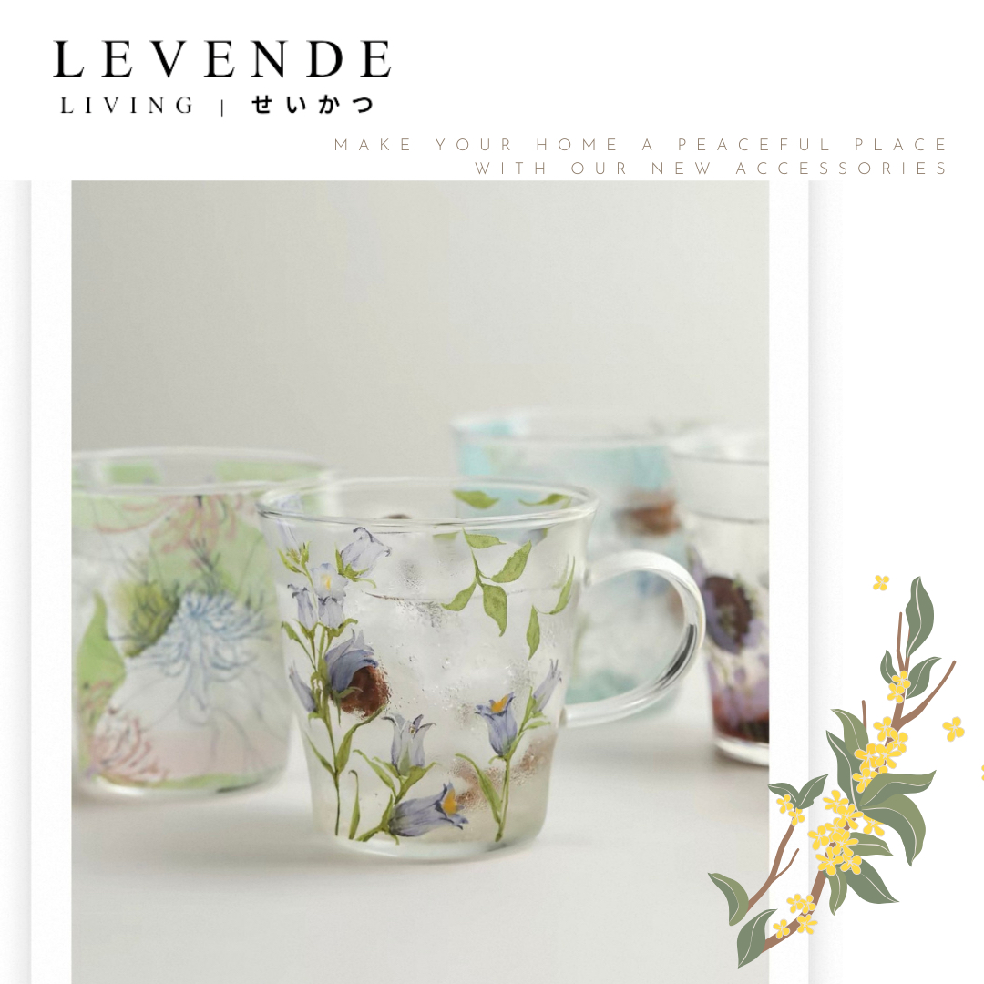 Levende 春日來信系列高硼硅耐熱玻璃杯