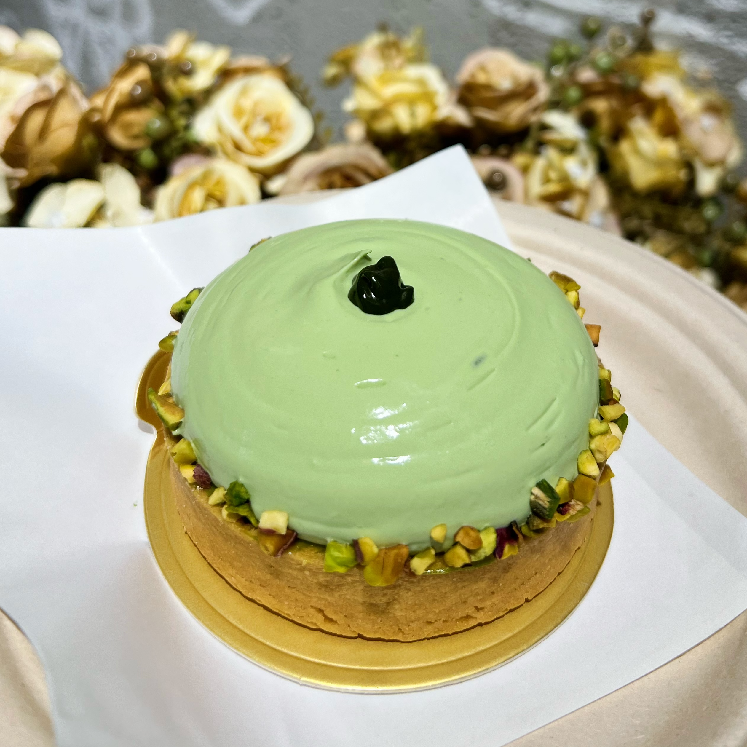 三重開心果芝士撻