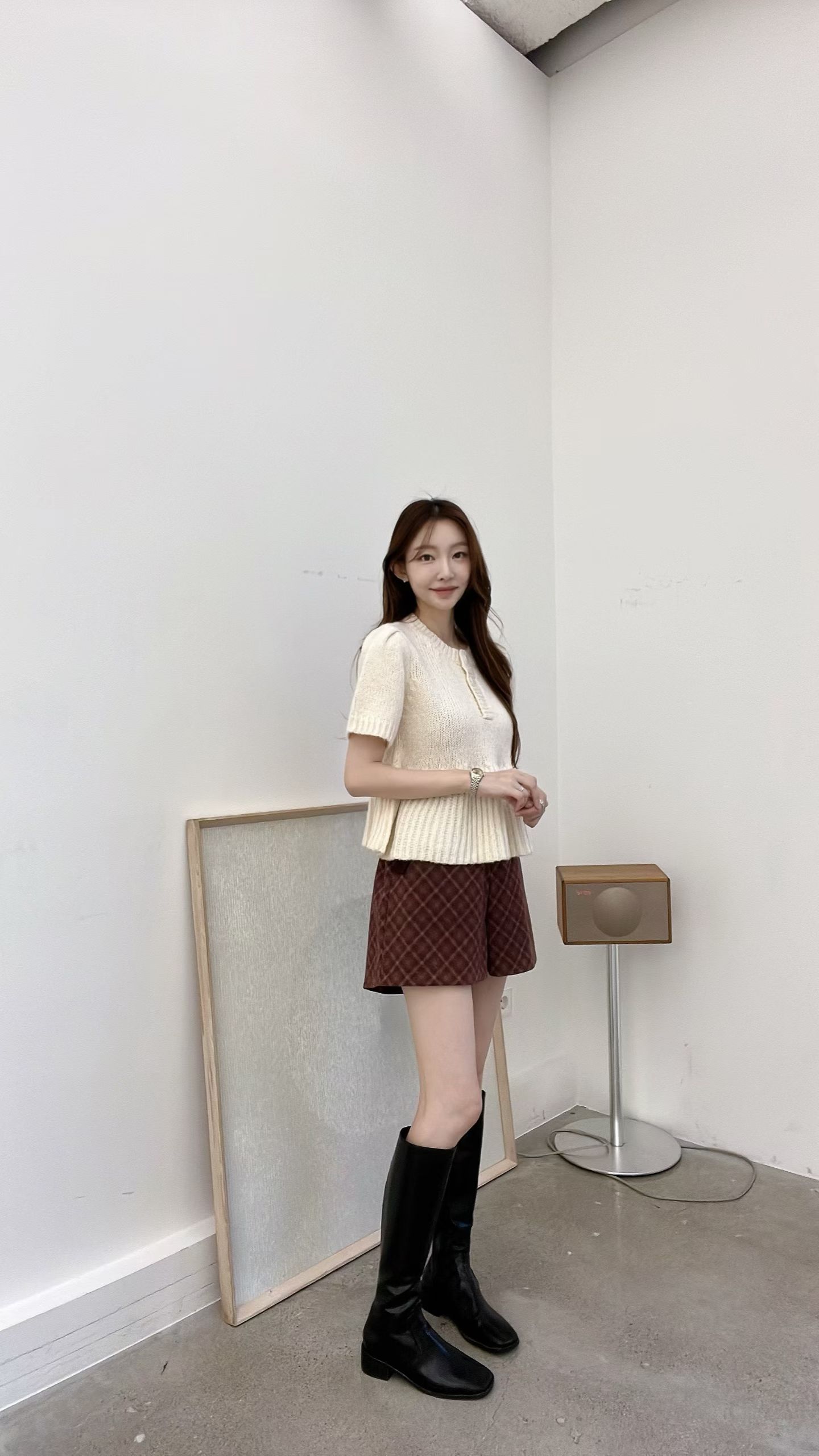 ❤️FV07 拼色格仔裙褲 (3色)