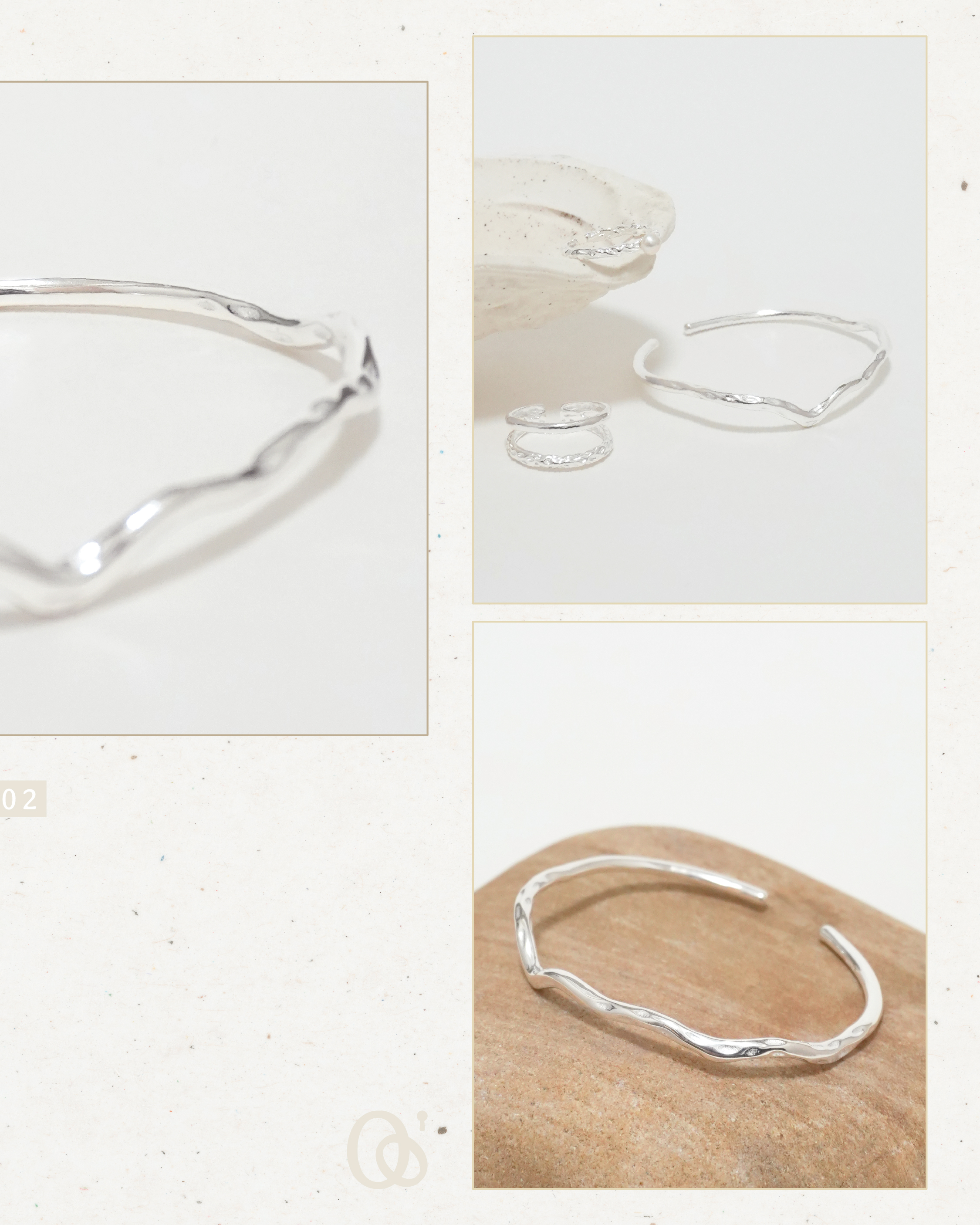 Serene Silhouette Cuff Bracelet