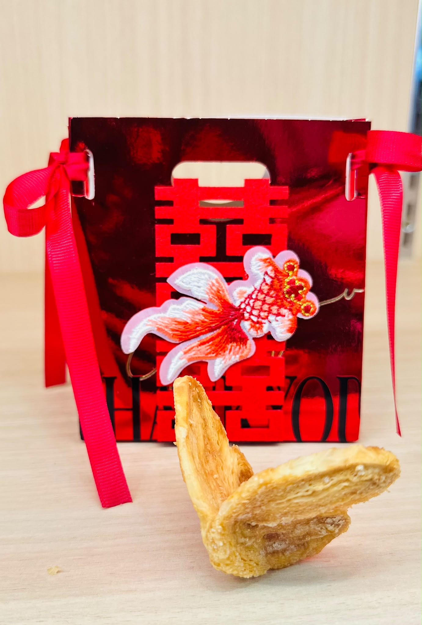【阿嫲的祝福】珠聯璧合 | 立體蝴蝶酥．雙宿雙飛 | 囍餅 | 嫁女餅 | 囍餅禮盒