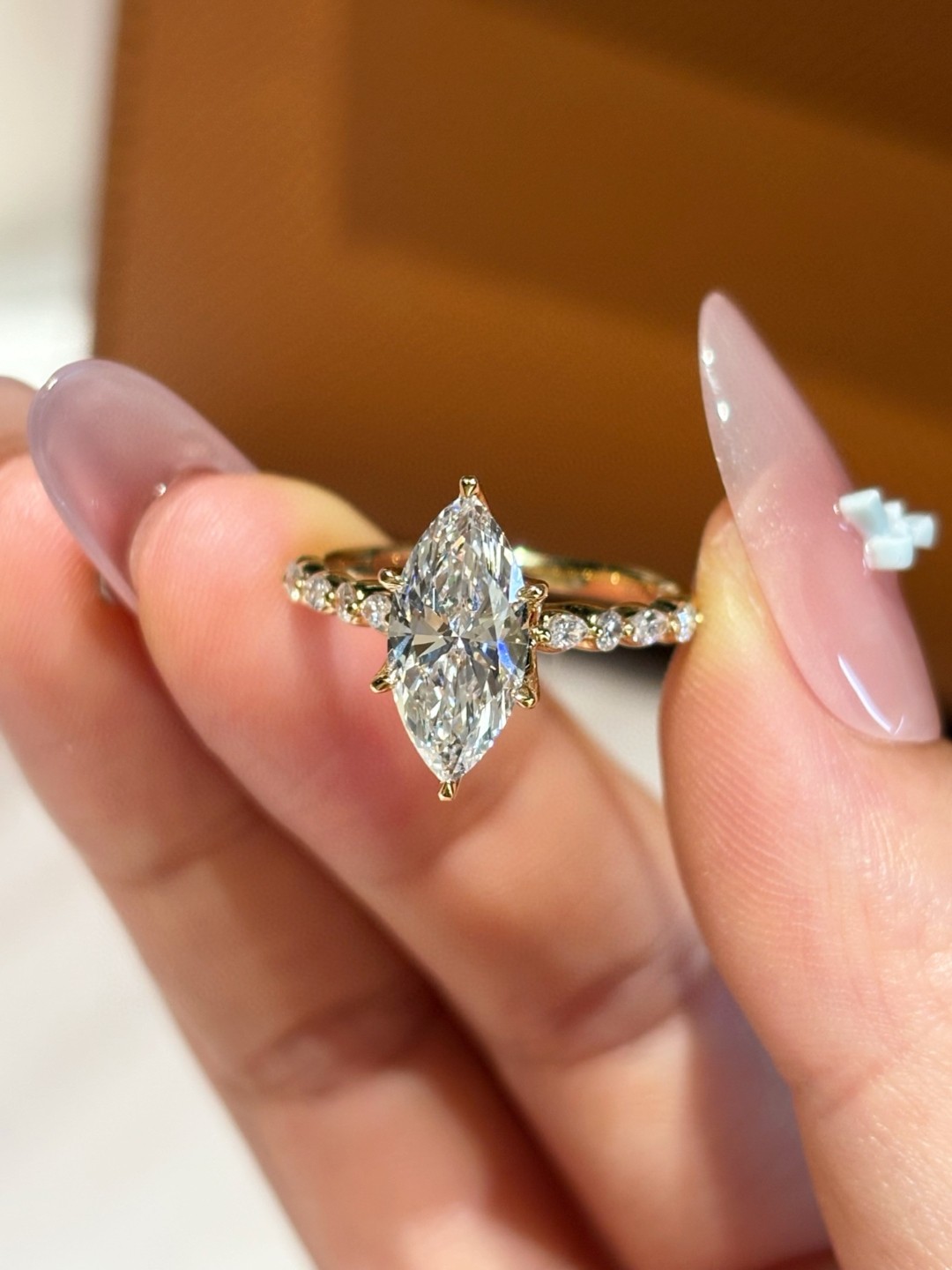 18K Lab Diamond Ring