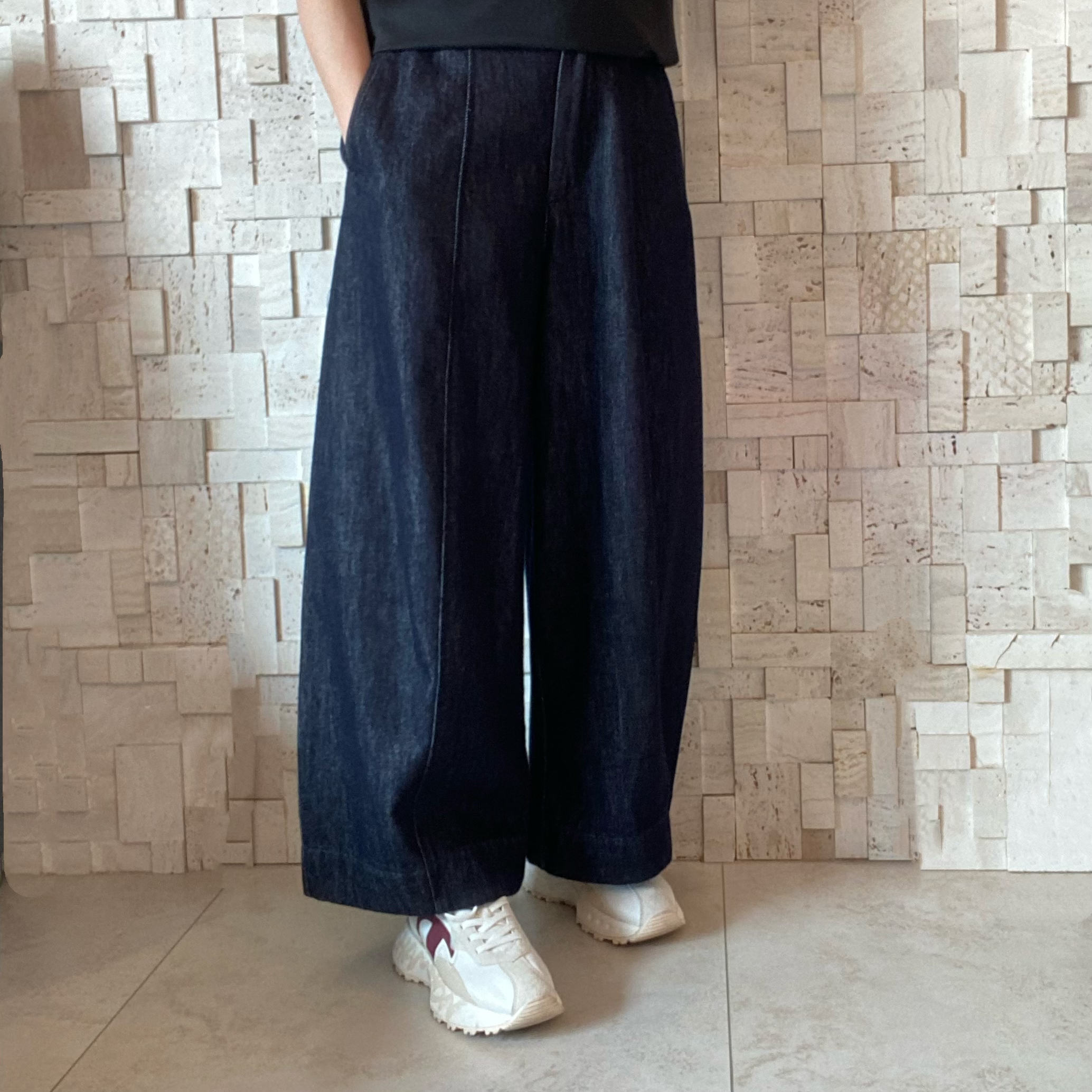 B00559 牛仔闊腳褲