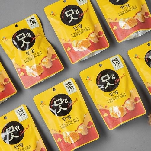 韓國 CJ 100% 純天然 有機栗子 即食包 2包 /套｜Chestnut 80g