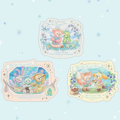 【預訂】DisneySea 25th Duffy Find Your Beautiful Blue Part 2 - 貼紙套裝