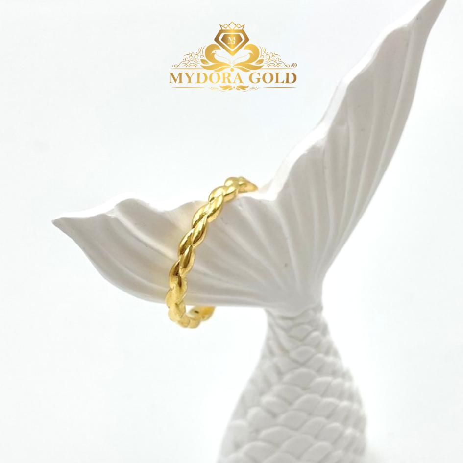 MYDORA Cincin Mini Golden Rope (5G) l EMAS 916/ 22K