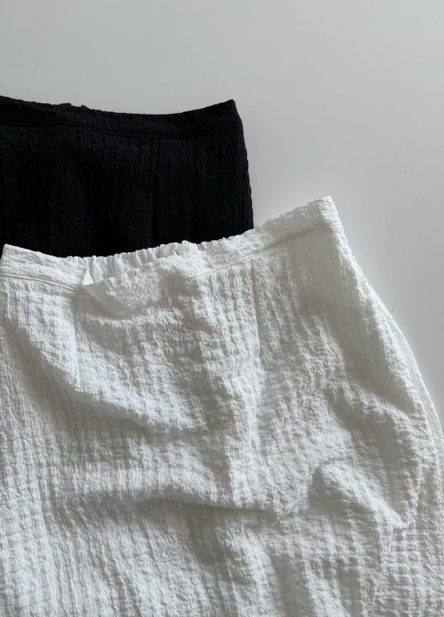Textured basic skirt #sk42