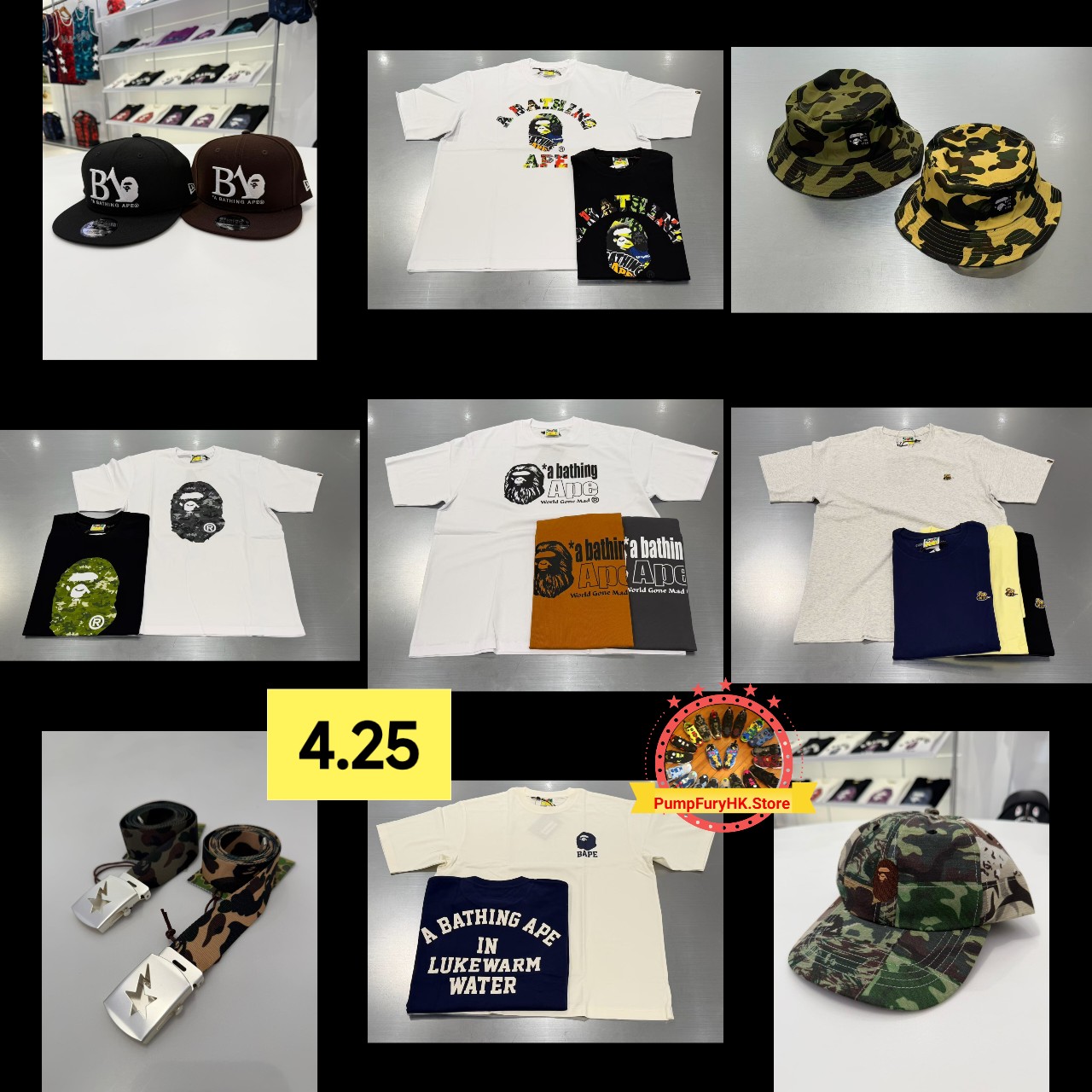 4.25 BAPE SS26 Collection **MESSAGE FIRST/先查詢貨存**  