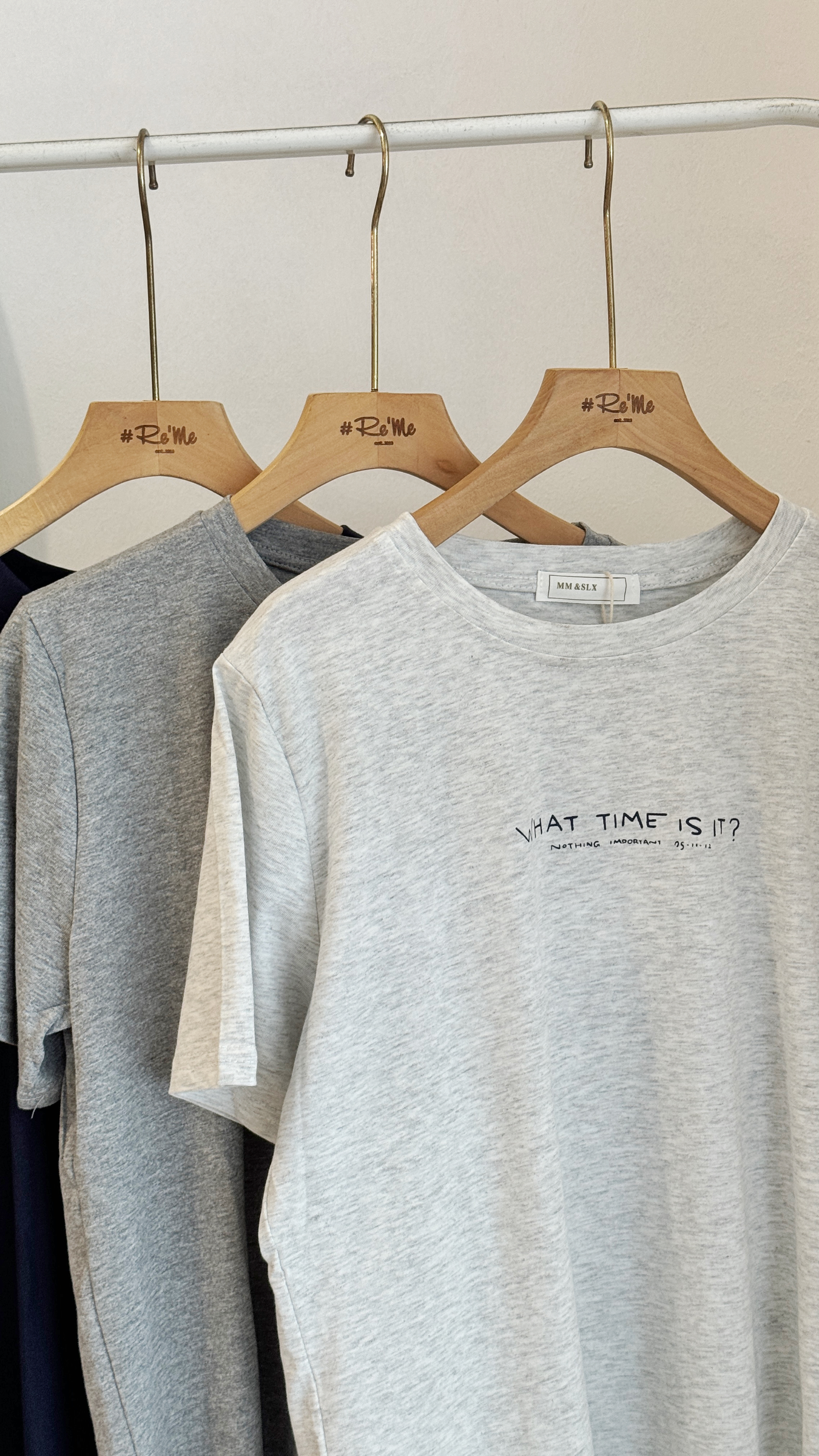 Ins风简约句子中性Tee