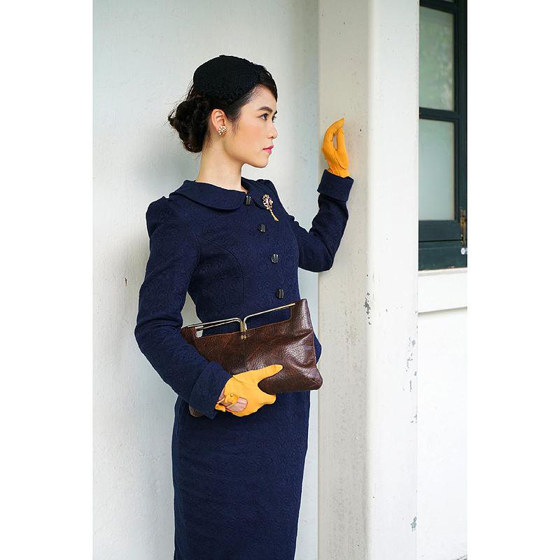 (Sold out)War Time Patriotic Lady Suit Set-Blue / Black ( FM069 / FM070 )