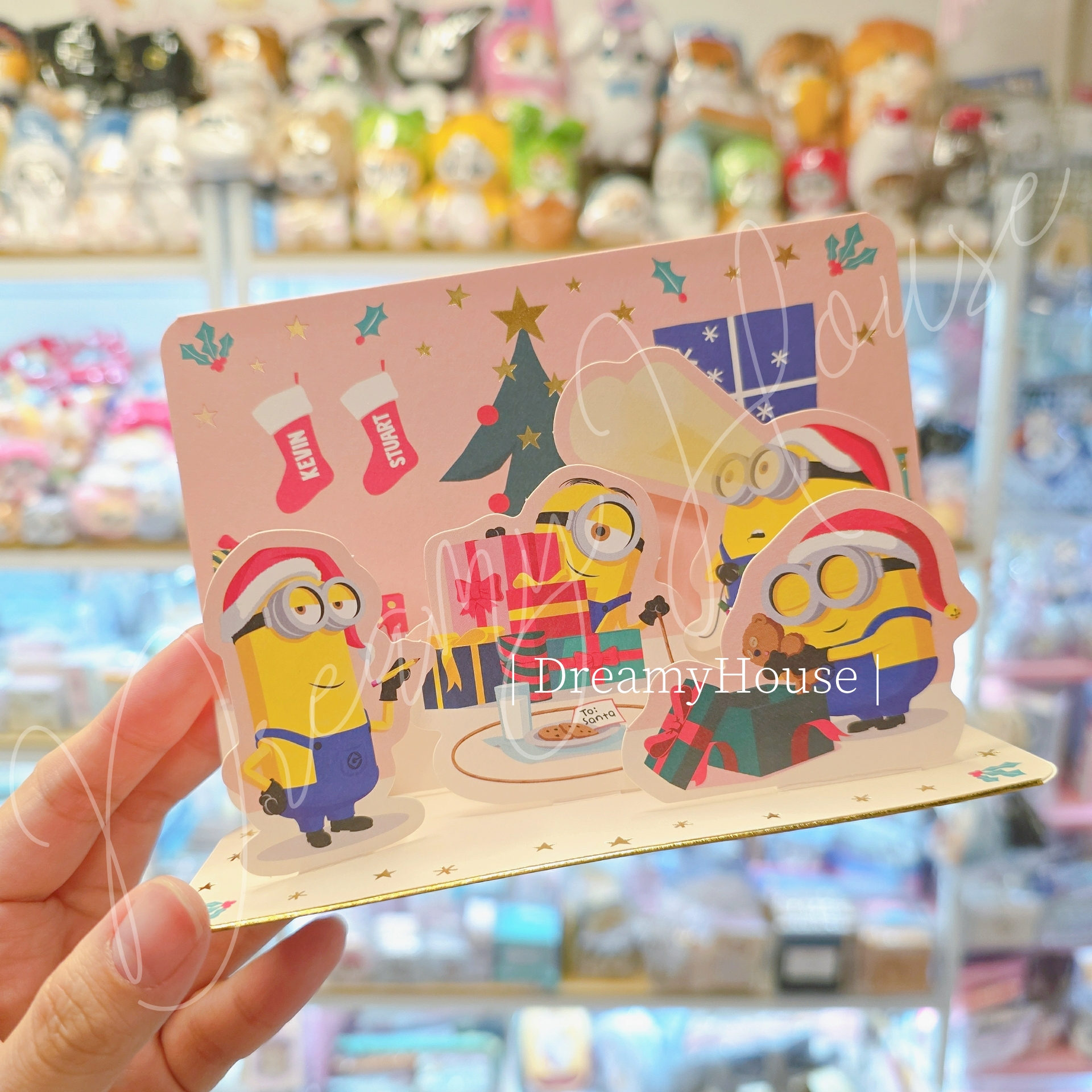 日本 minions 立體聖誕卡🎄
