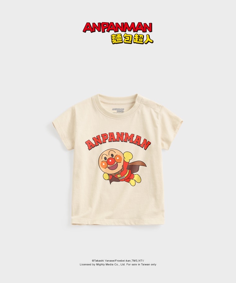 🌸代購預訂 台灣直送🌸正版授權 麵包超人印花純棉短袖T恤