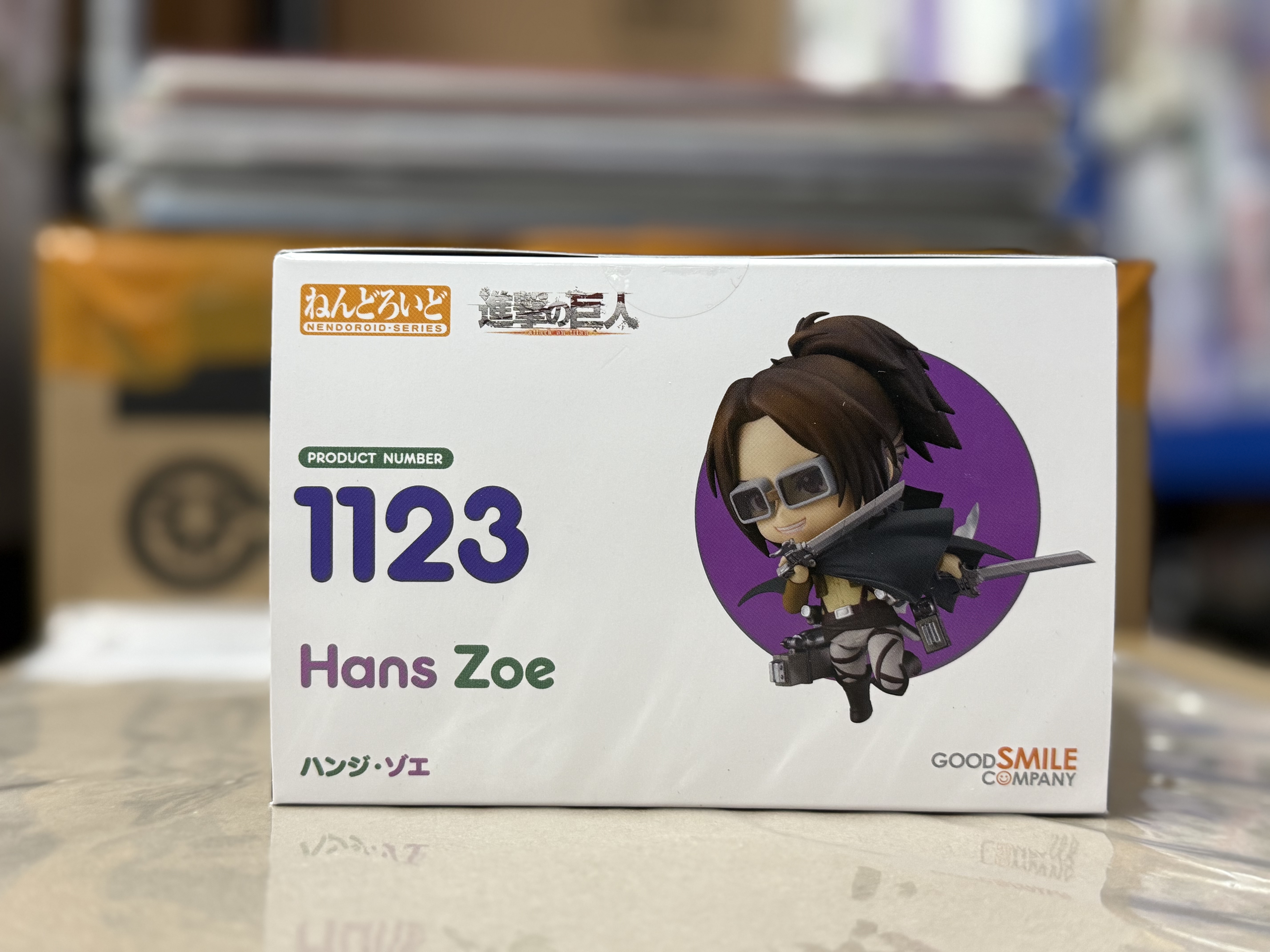 Good smile 黏土人 1123 漢吉·佐耶 進擊的巨人 可動figure