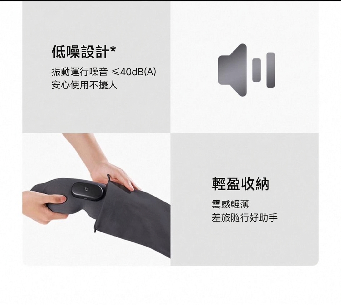 小米 米家智慧按摩眼罩 (預購產品)
